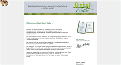 Desktop Screenshot of biohof-wietler.de